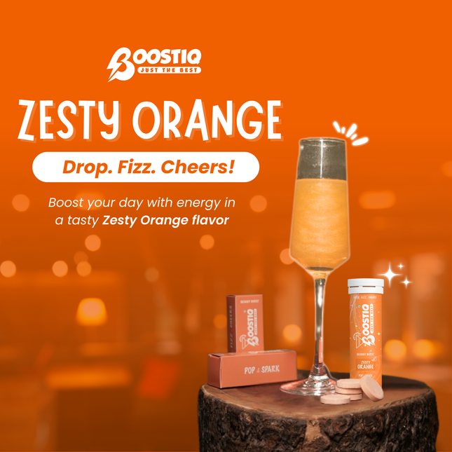 Pop & Spark - Zesty Orange | 10 Tablets