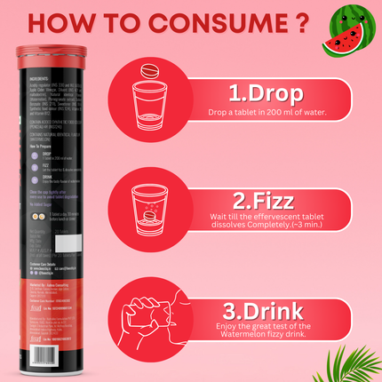 Apple Cider Vinegar – Weight Loss | Watermelon Flavour | 20 Tablets