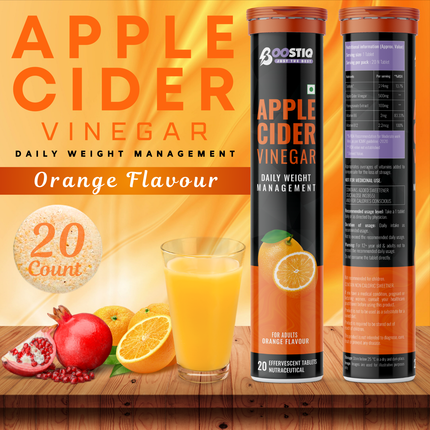Apple Cider Vinegar – Weight Loss | Orange Flavour | 20 Tablets