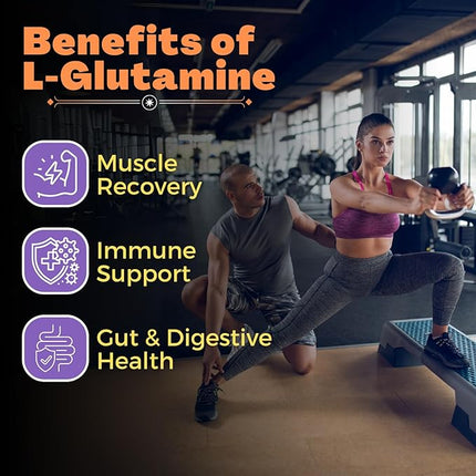 Glutamine Amino Acid - Muscle Recovery | Unflavoured | 300gm