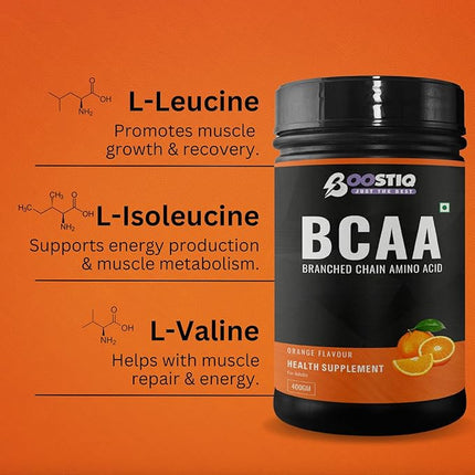 BCAA - Muscle Growth | Orange Flavour | 400gm