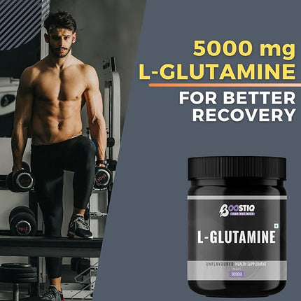 Glutamine Amino Acid - Muscle Recovery | Unflavoured | 300gm