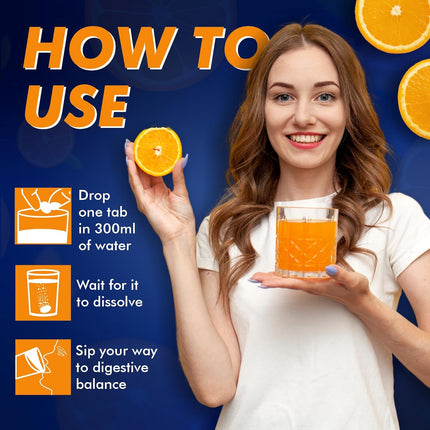 Electrolytes - Instant Hydration | Orange Flavour | 20 Tablets
