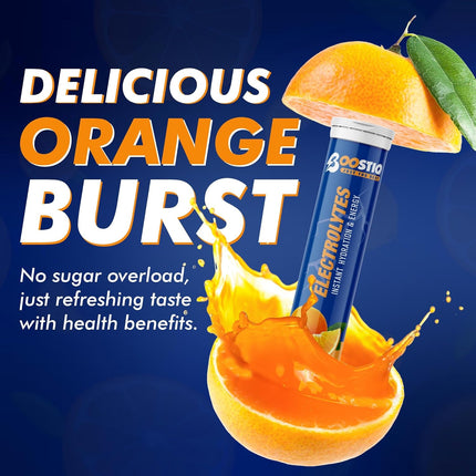 Electrolytes - Instant Hydration | Orange Flavour | 20 Tablets