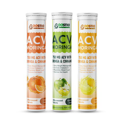 ACV Moringa | Multipack | Control Cravings | Weight Management | No Added Sugar | 45 Tablets