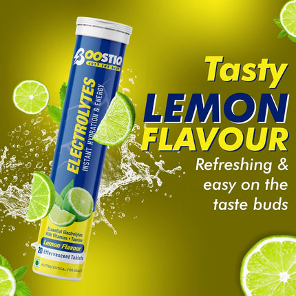 Electrolytes - Instant Hydration | Lemon Flavour | 20 Tablets